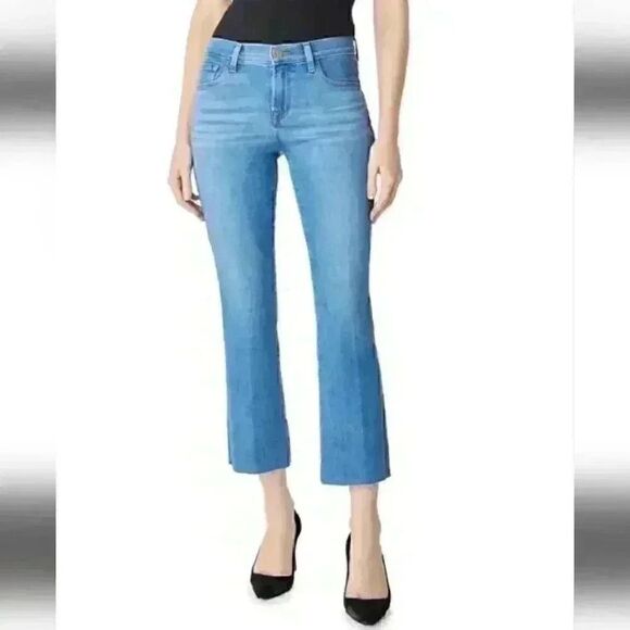 J Brand Selena Mid Rise Crop Boot Jeans Size 27 - Picture 1 of 9